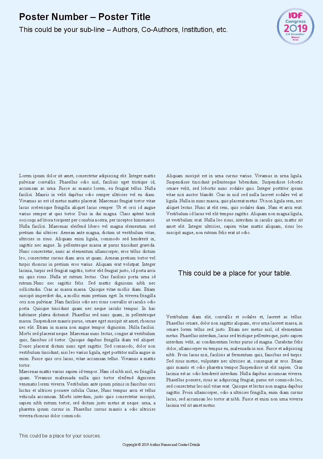 Poster Number – Poster Title This could be your sub-line – Authors, Co-Authors, Institution,