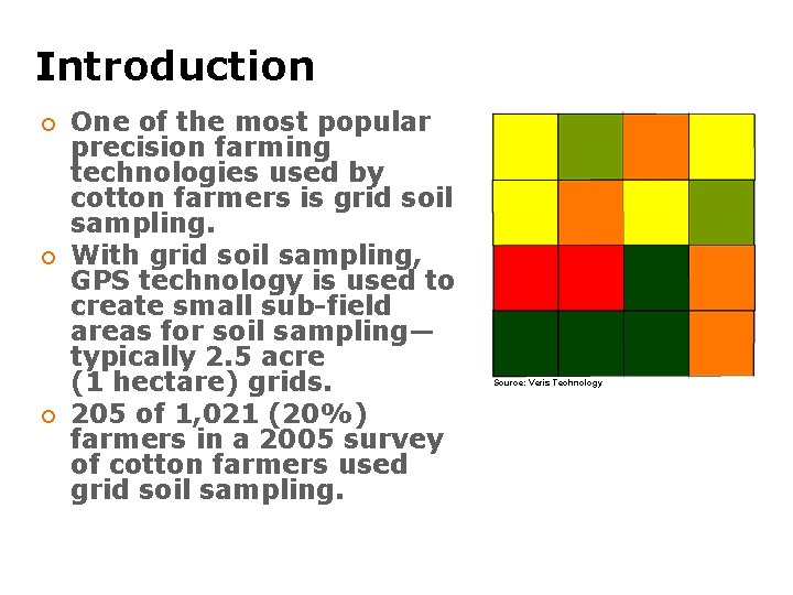 Introduction ¡ ¡ ¡ One of the most popular precision farming technologies used by Introduction ¡ ¡ ¡ One of the most popular precision farming technologies used by