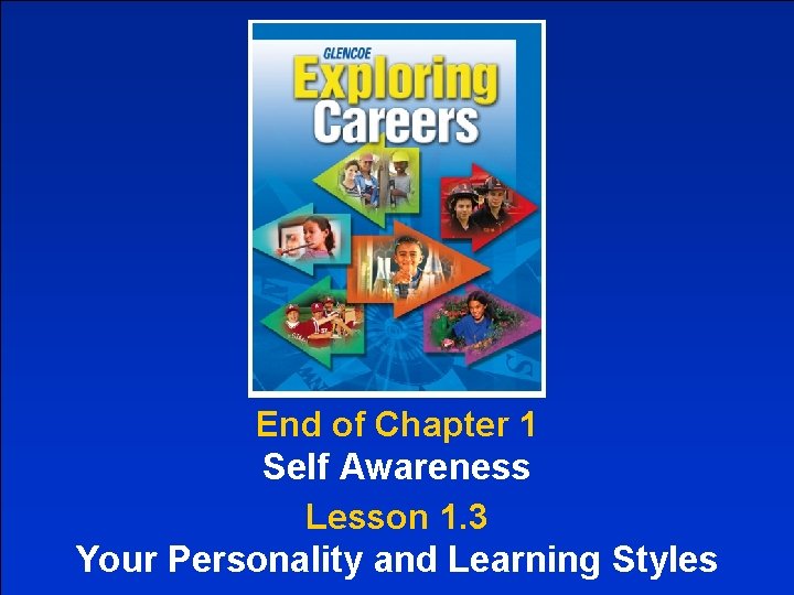 End of Chapter 1 Self Awareness Lesson 1. 3 Your Personality and Learning Styles
