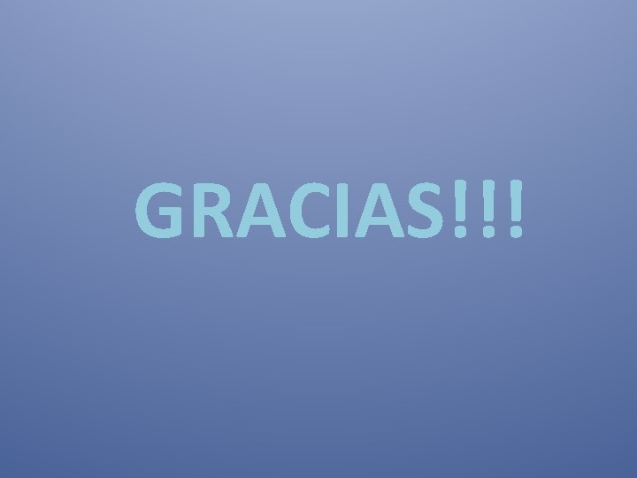 GRACIAS!!! 