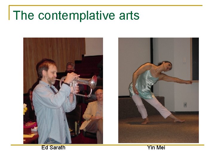 The contemplative arts Ed Sarath Yin Mei 