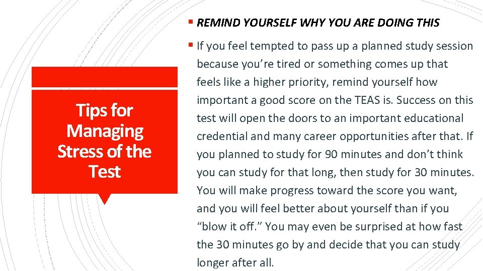 § REMIND YOURSELF WHY YOU ARE DOING THIS § If you feel tempted to