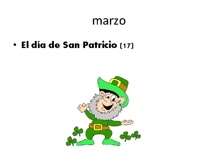 marzo • El día de San Patricio (17) 