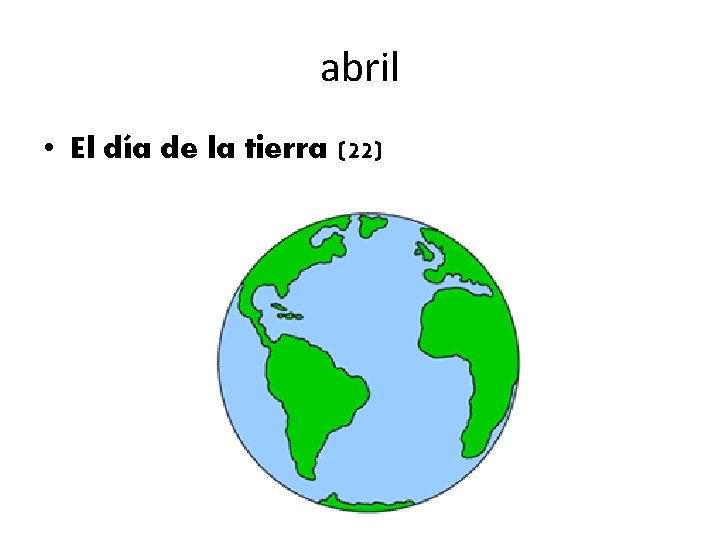 abril • El día de la tierra (22) 