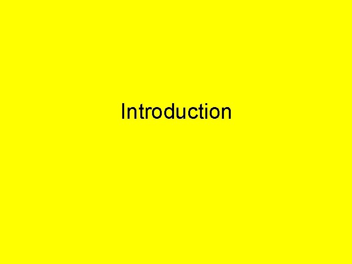 Introduction 