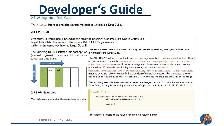 Developer‘s Guide © 2018 Allotrope Foundation 