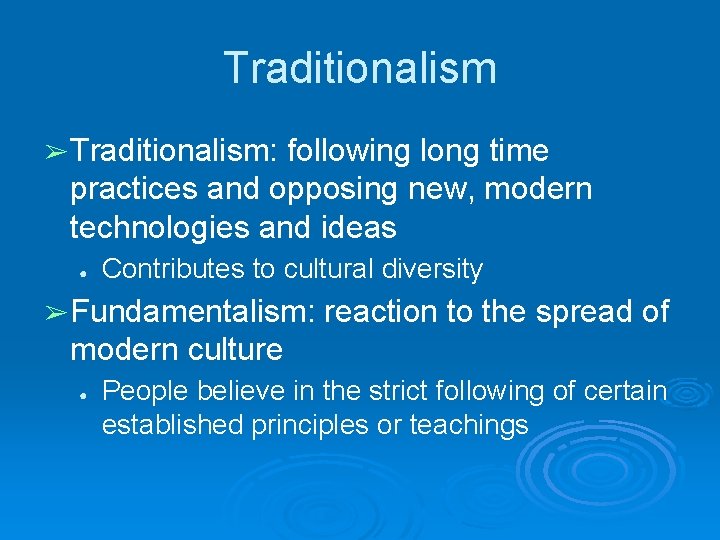 Cultural Geography Culture a way of peoples life