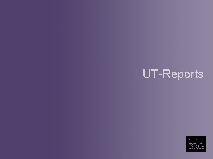 UT-Reports 