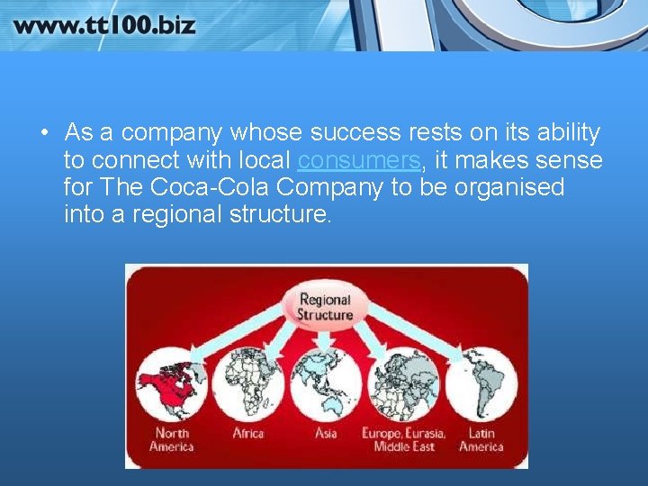  • As a company whose success rests on its ability to connect with