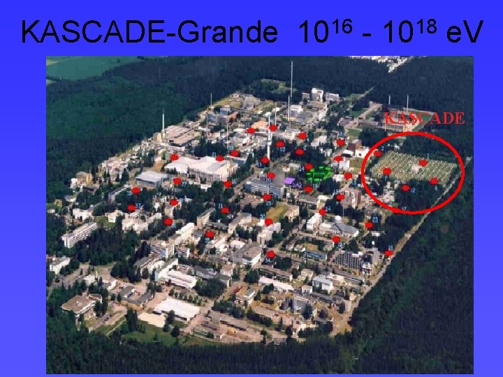 KASCADE-Grande 1016 - 1018 e. V KASCADE 