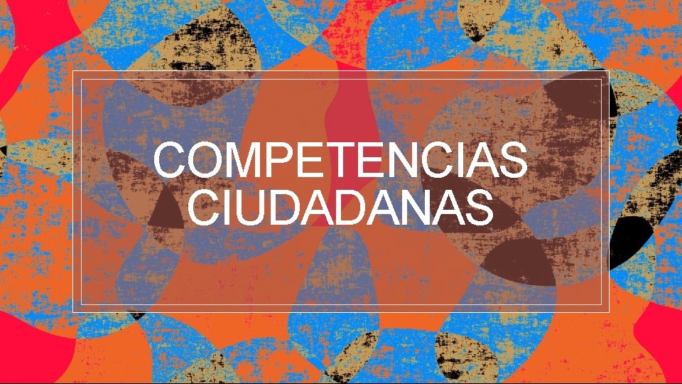 COMPETENCIAS CIUDADANAS 