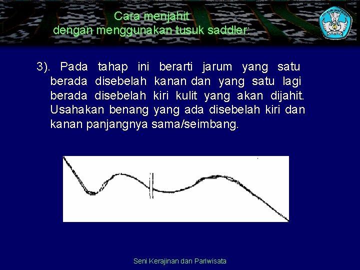 3). Pada tahap ini berarti jarum yang satu berada disebelah kanan dan yang satu