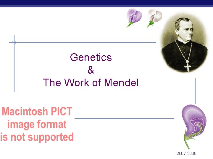 Genetics & The Work of Mendel Regents Biology 2007 -2008 