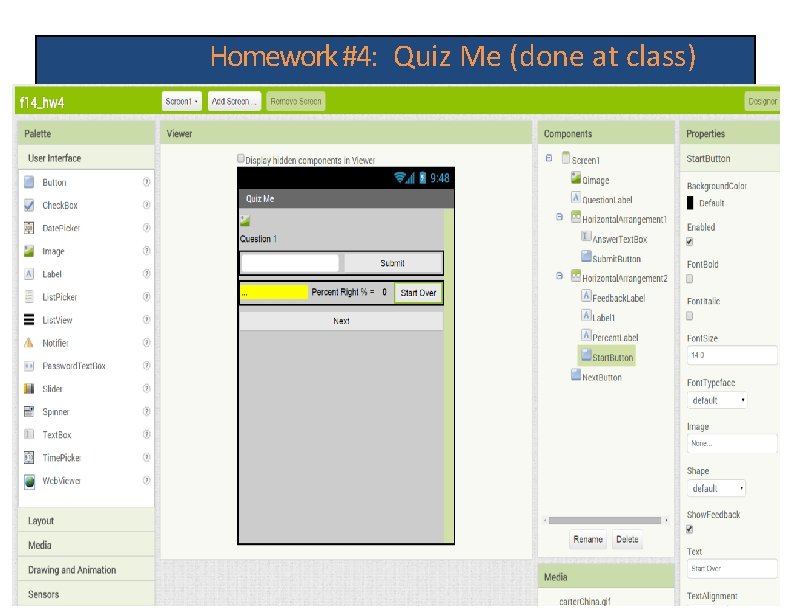 Homework #4: Quiz Me (done at class) VP Lecture Note by Dr. Hanh Pham