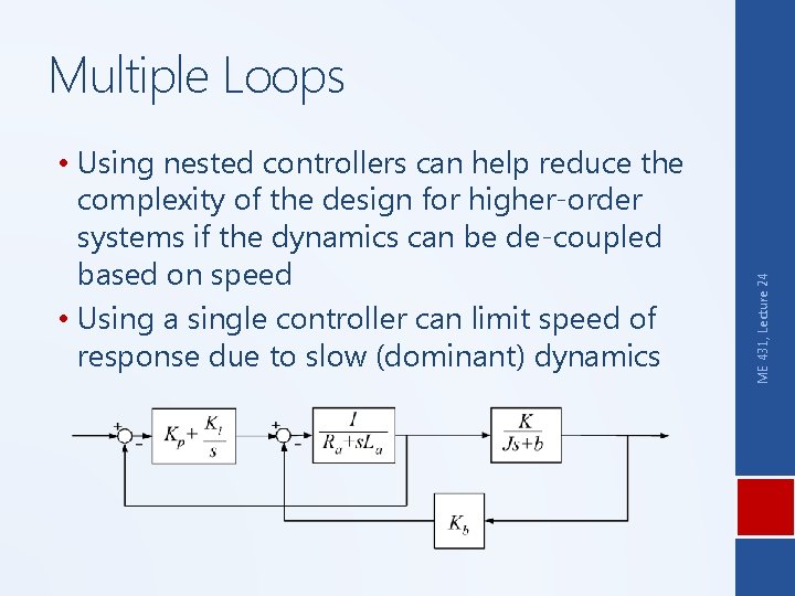  • Using nested controllers can help reduce the complexity of the design for