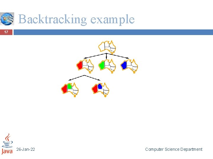 Backtracking example 17 26 -Jan-22 Computer Science Department 