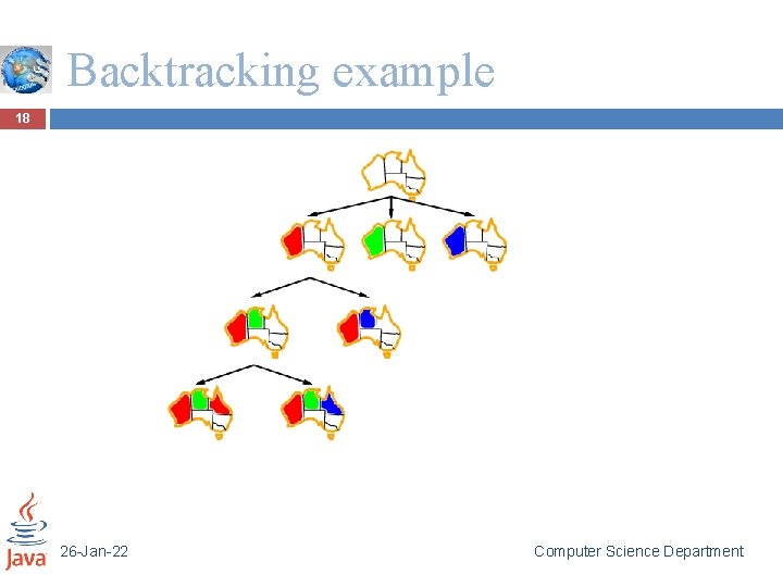 Backtracking example 18 26 -Jan-22 Computer Science Department 