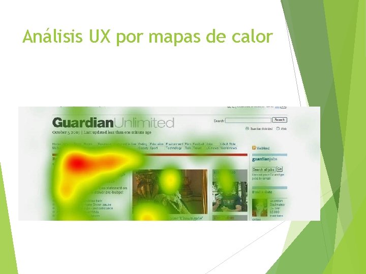 Análisis UX por mapas de calor 