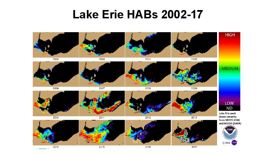 Lake Erie HABs 2002 -17 