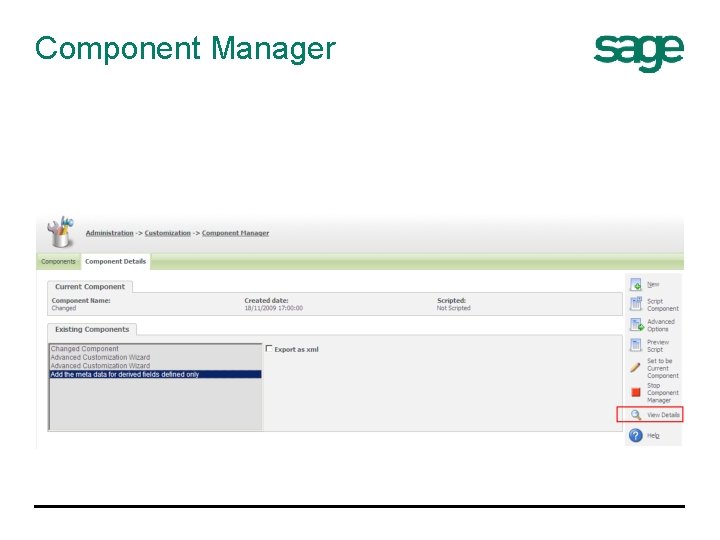 Component Manager 