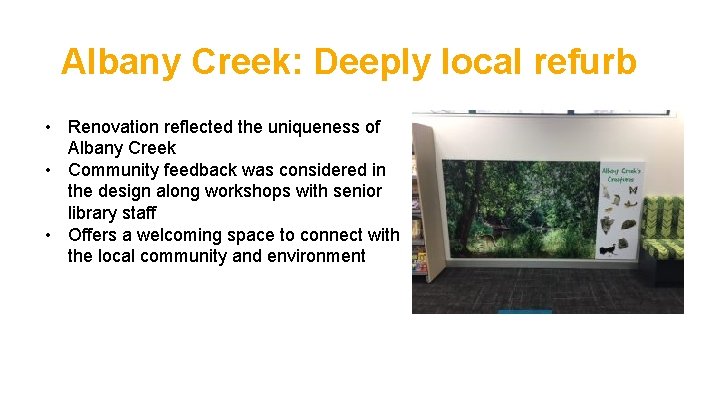 Albany Creek: Deeply local refurb • Renovation reflected the uniqueness of Albany Creek •