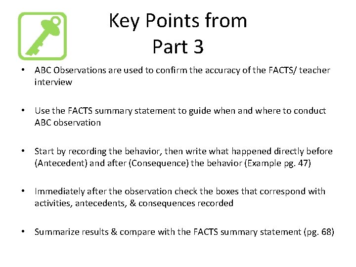 Basic FBA Part 3 Observing Summarizing Behavior 1