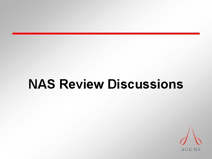 NAS Review Discussions 