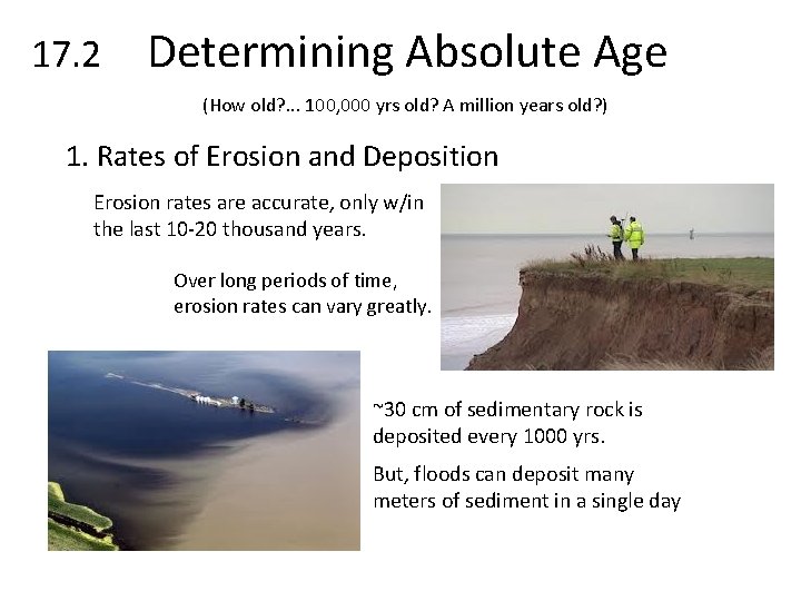 17. 2 Determining Absolute Age (How old? . . . 100, 000 yrs old?