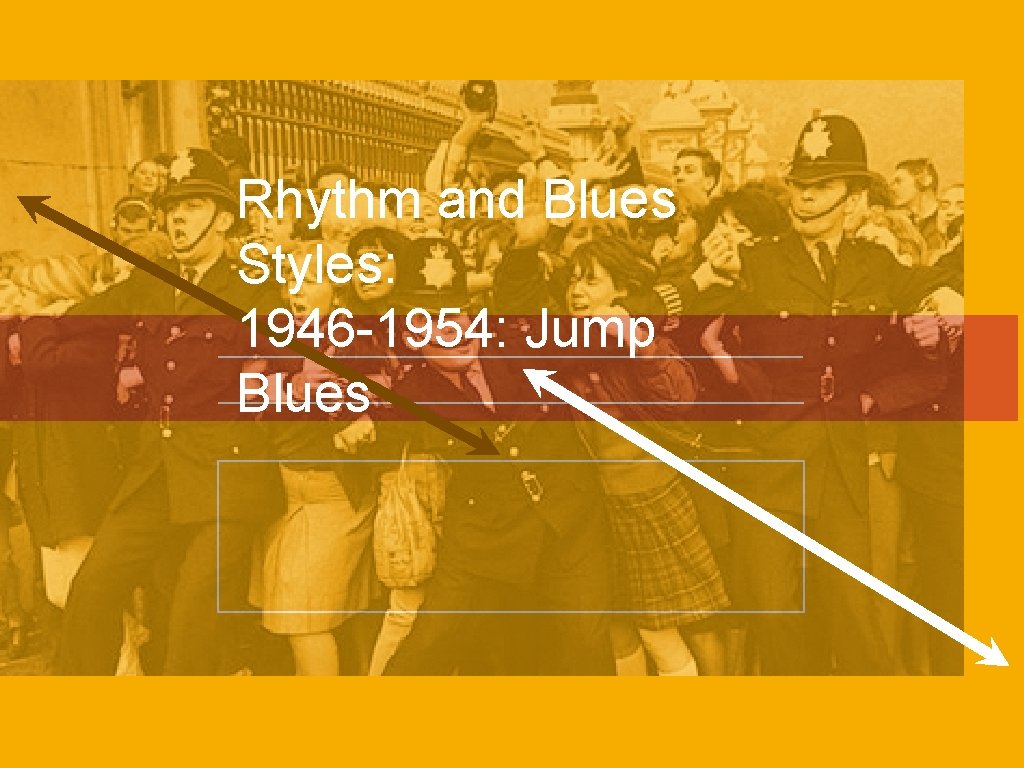 mp Blues cago Rhythm and Blues Styles: 1946 -1954: Jump Blues 