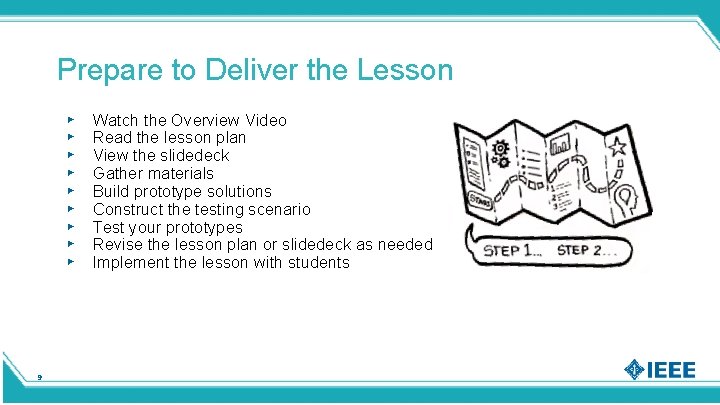 Prepare to Deliver the Lesson ▸ ▸ ▸ ▸ ▸ 9 Watch the Overview