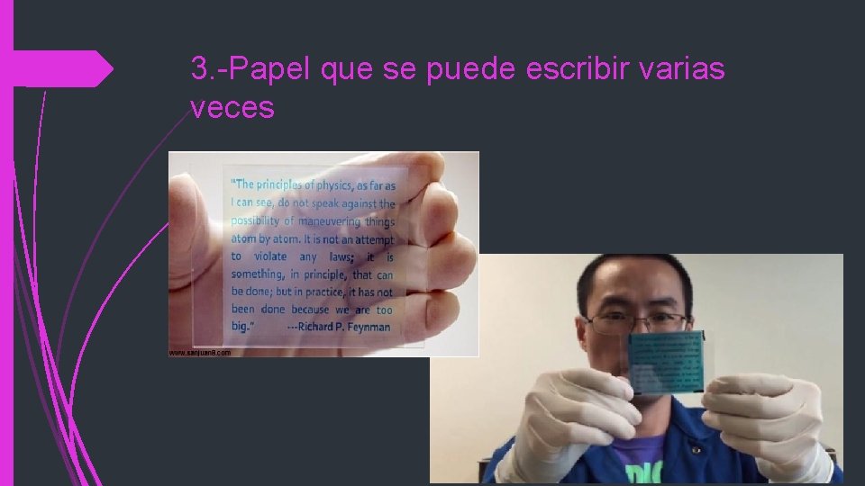 3. -Papel que se puede escribir varias veces 