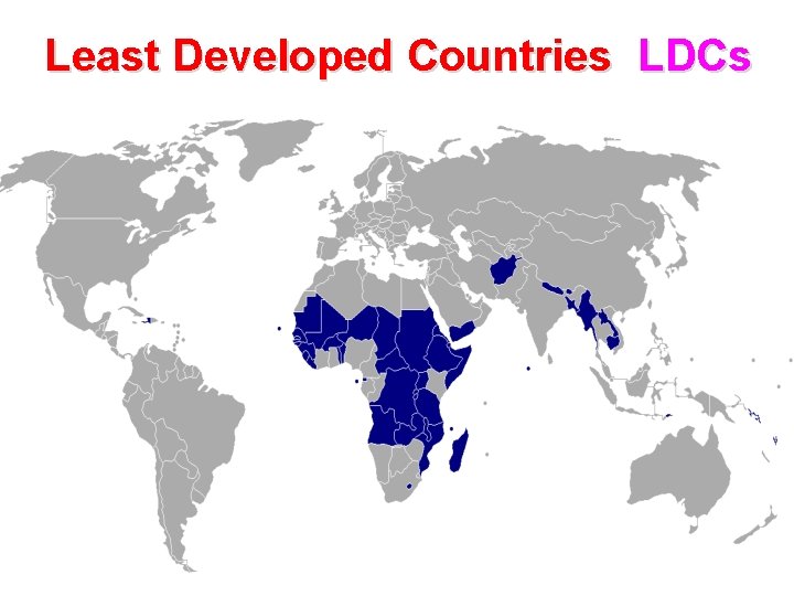 Least Developed Countries LDCs 