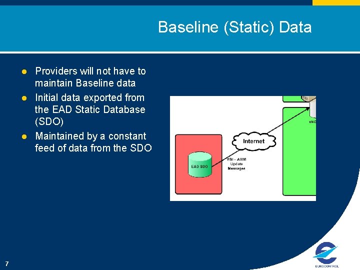 Baseline (Static) Data l l l 7 Providers will not have to maintain Baseline