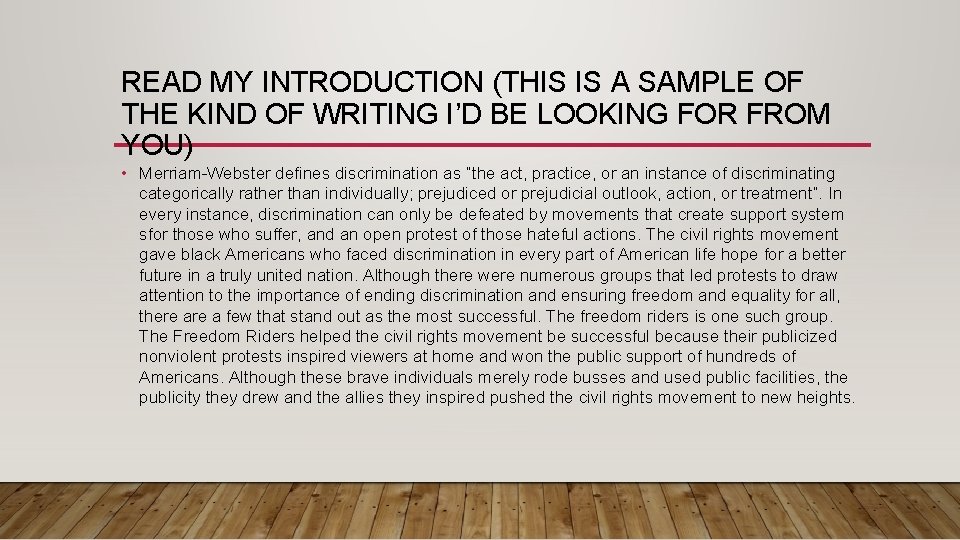 READ MY INTRODUCTION (THIS IS A SAMPLE OF THE KIND OF WRITING I’D BE READ MY INTRODUCTION (THIS IS A SAMPLE OF THE KIND OF WRITING I’D BE