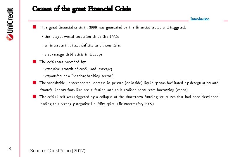 Causes of the great Financial Crisis Introduction < The great financial crisis in 2008