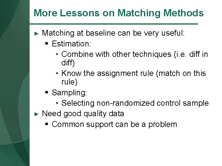 Africa Program for Education Impact Evaluation Methods Difference