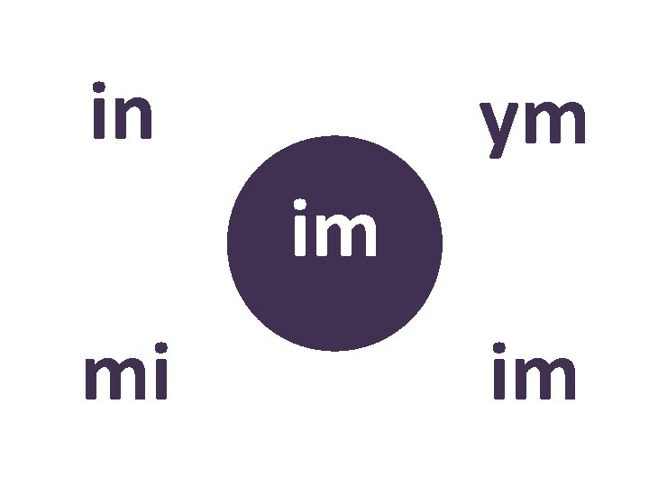 in ym im mi ? im 