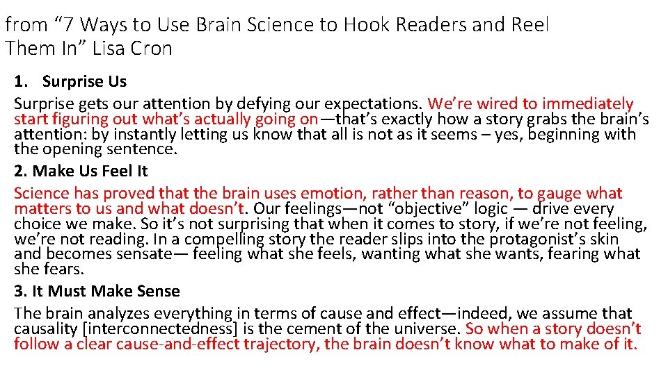 from “ 7 Ways to Use Brain Science to Hook Readers and Reel Them