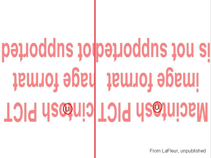 U U From La. Fleur, unpublished U U From La. Fleur, unpublished