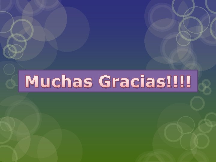 Muchas Gracias!!!! 