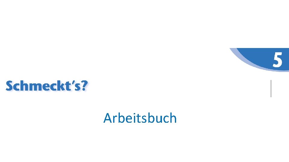 Arbeitsbuch 