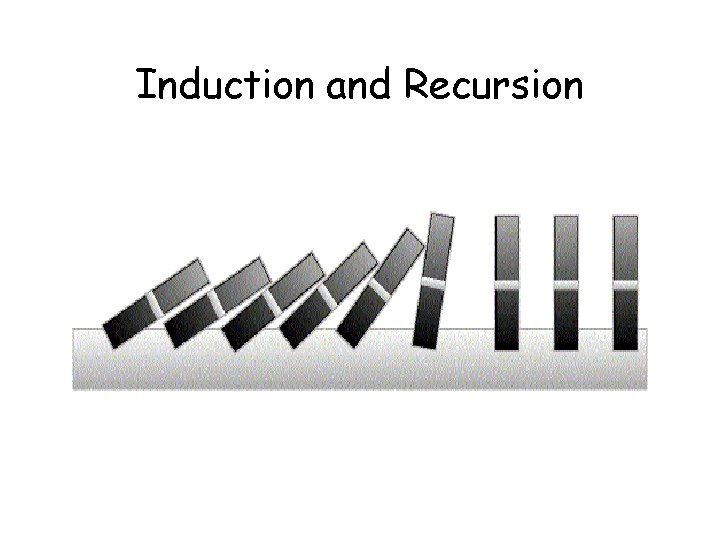 Induction and Recursion 