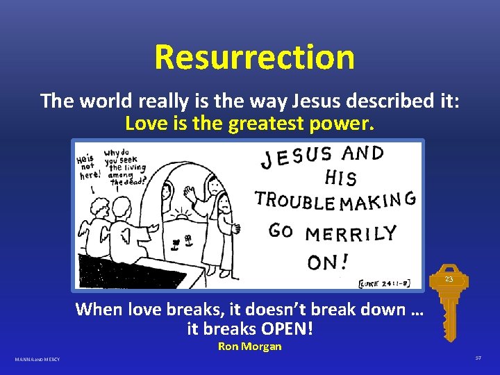 Resurrection The world really is the way Jesus described it: Love is the greatest