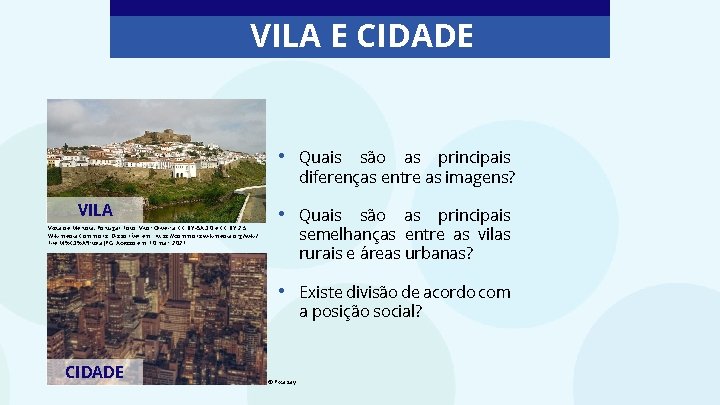 Entre Vilas e Cidades Componente Histria 5 Ano