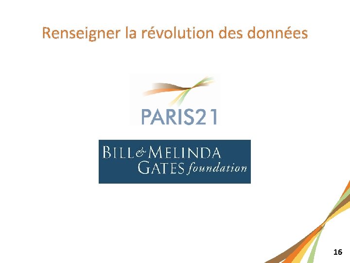 Renseigner la révolution des données 16 