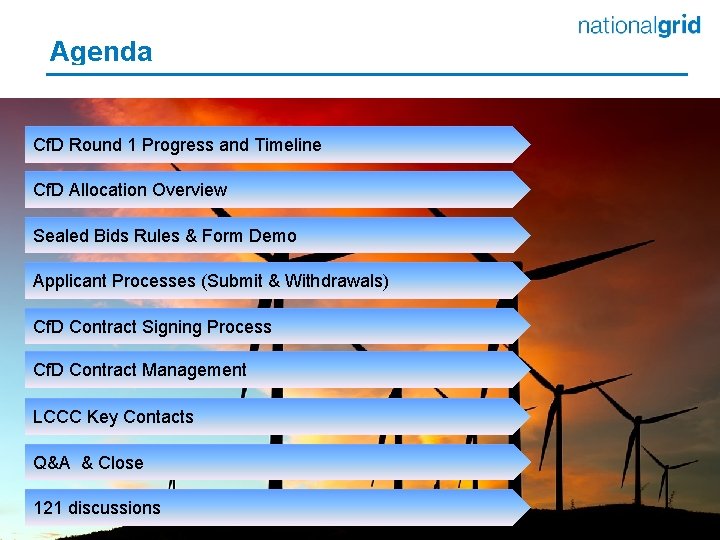 Agenda Cf. D Round 1 Progress and Timeline Cf. D Allocation Overview Sealed Bids