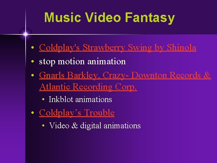 Music Video Fantasy • Coldplay's Strawberry Swing by Shinola • stop motion animation •