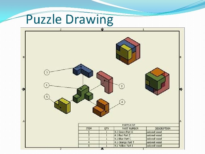 Puzzle Drawing 