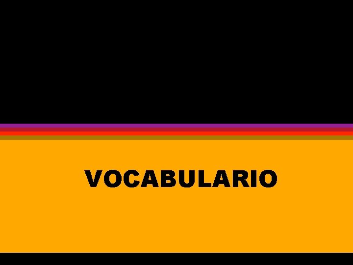 VOCAen VOCABULARIO 