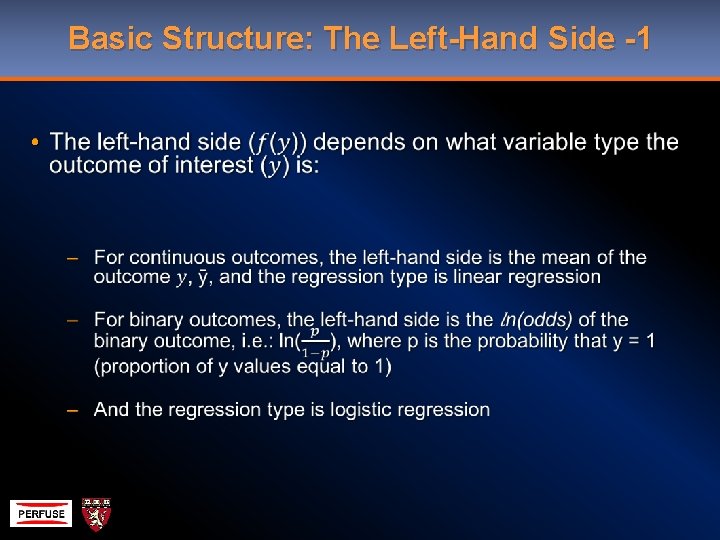 Basic Structure: The Left-Hand Side -1 • 